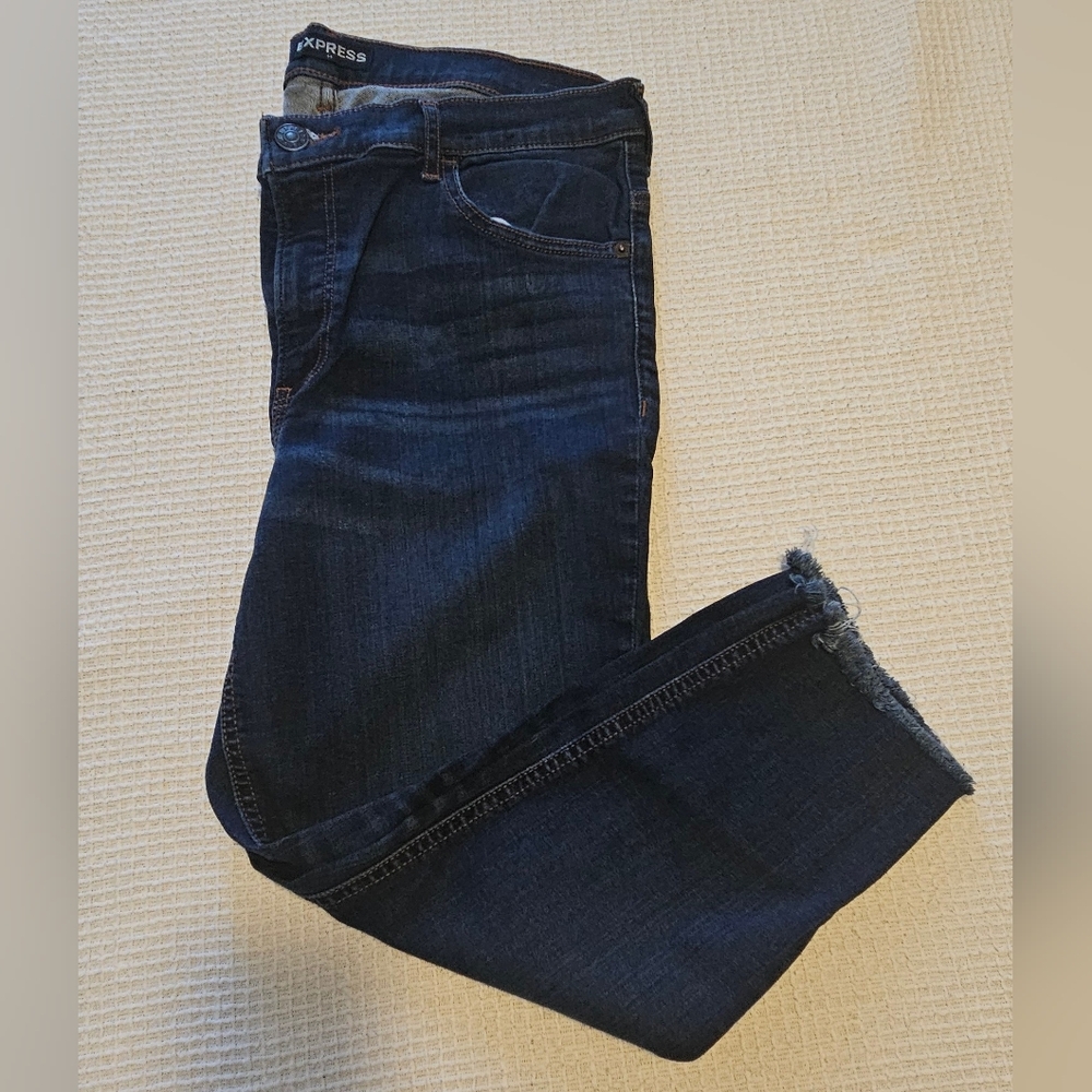 EXPRESS cropped legging jeans